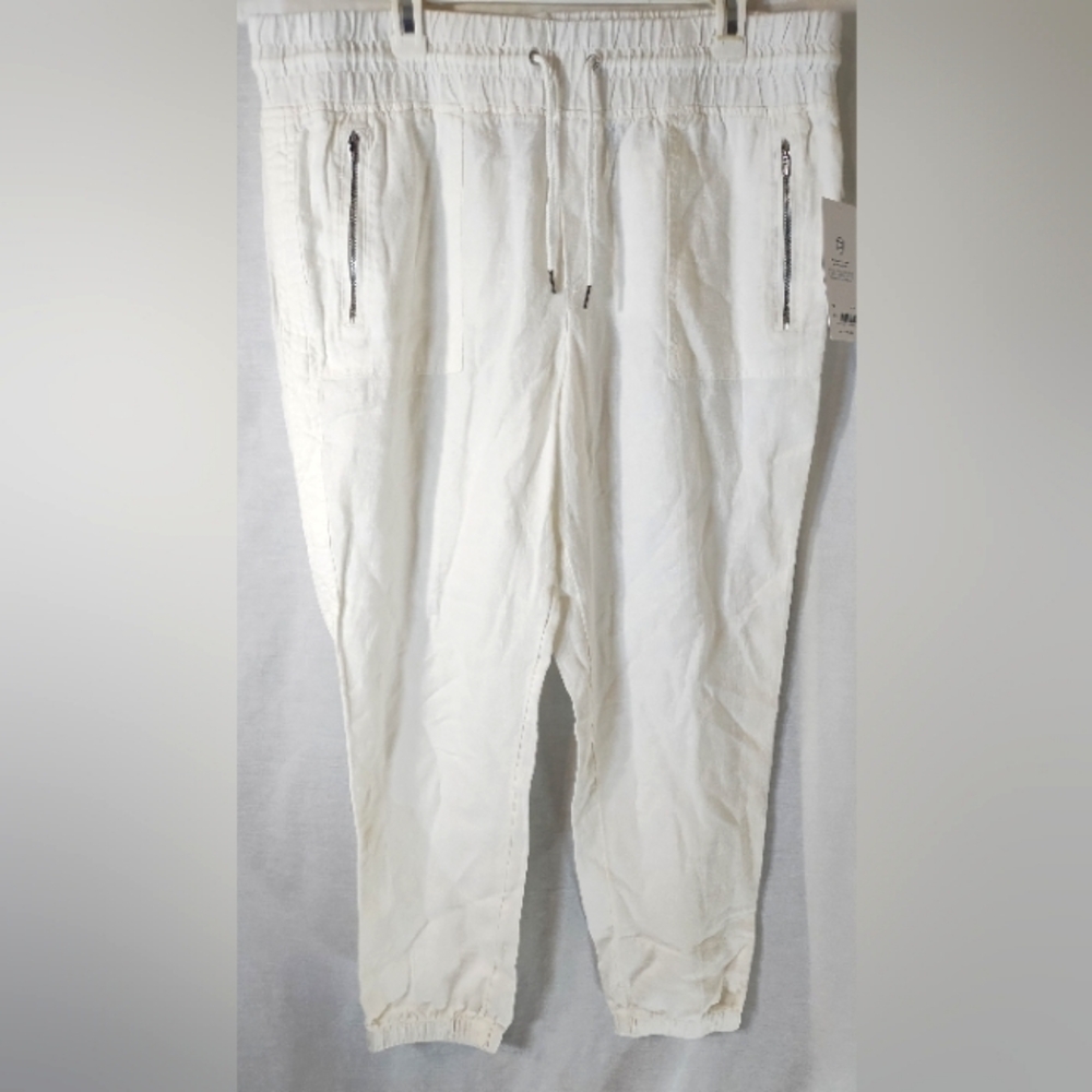 NWT Athleta Cabo Linen Joggers